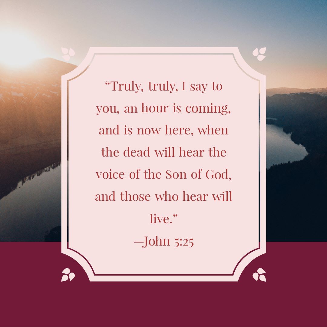 Those who hear will live