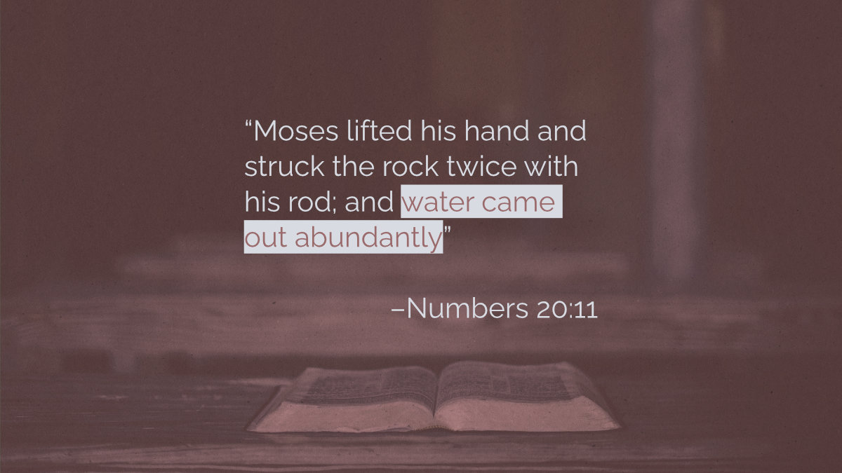 Numbers 20:1-13 – Smiting the Rock